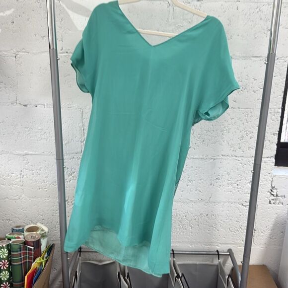 Teal Sequin Embellished Dress - Like New - Size Medium - Picture 5 of 5